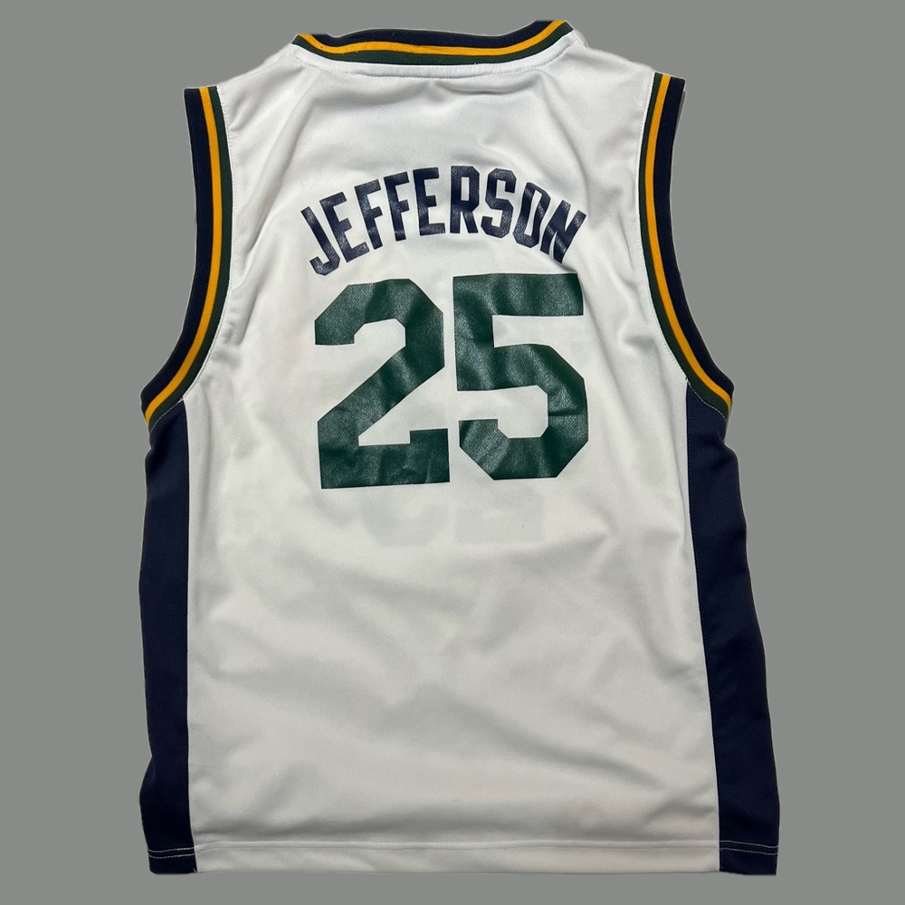 Al Jefferson Utah Jazz Youth Adidas Basketball Jersey